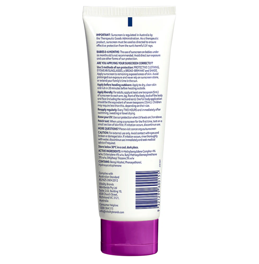 Cancer Council Kids Sunscreen SPF 50+ 110ml